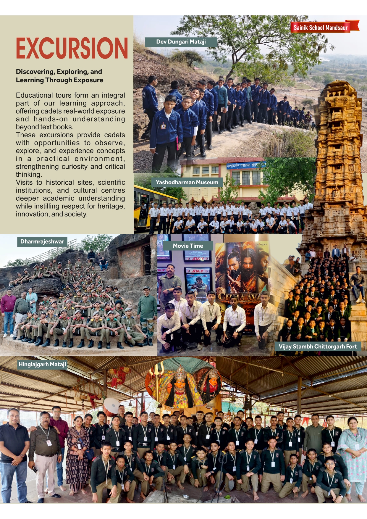 Sainik School Mandsaur Prospectus book